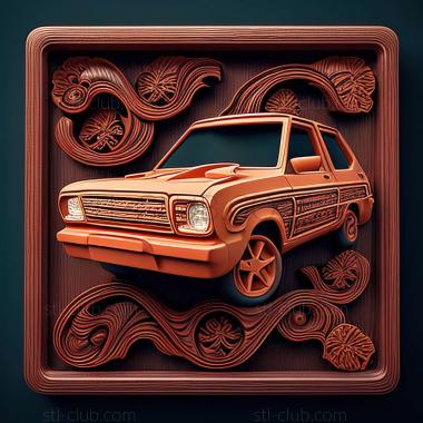 3D мадэль Ford Courier (STL)